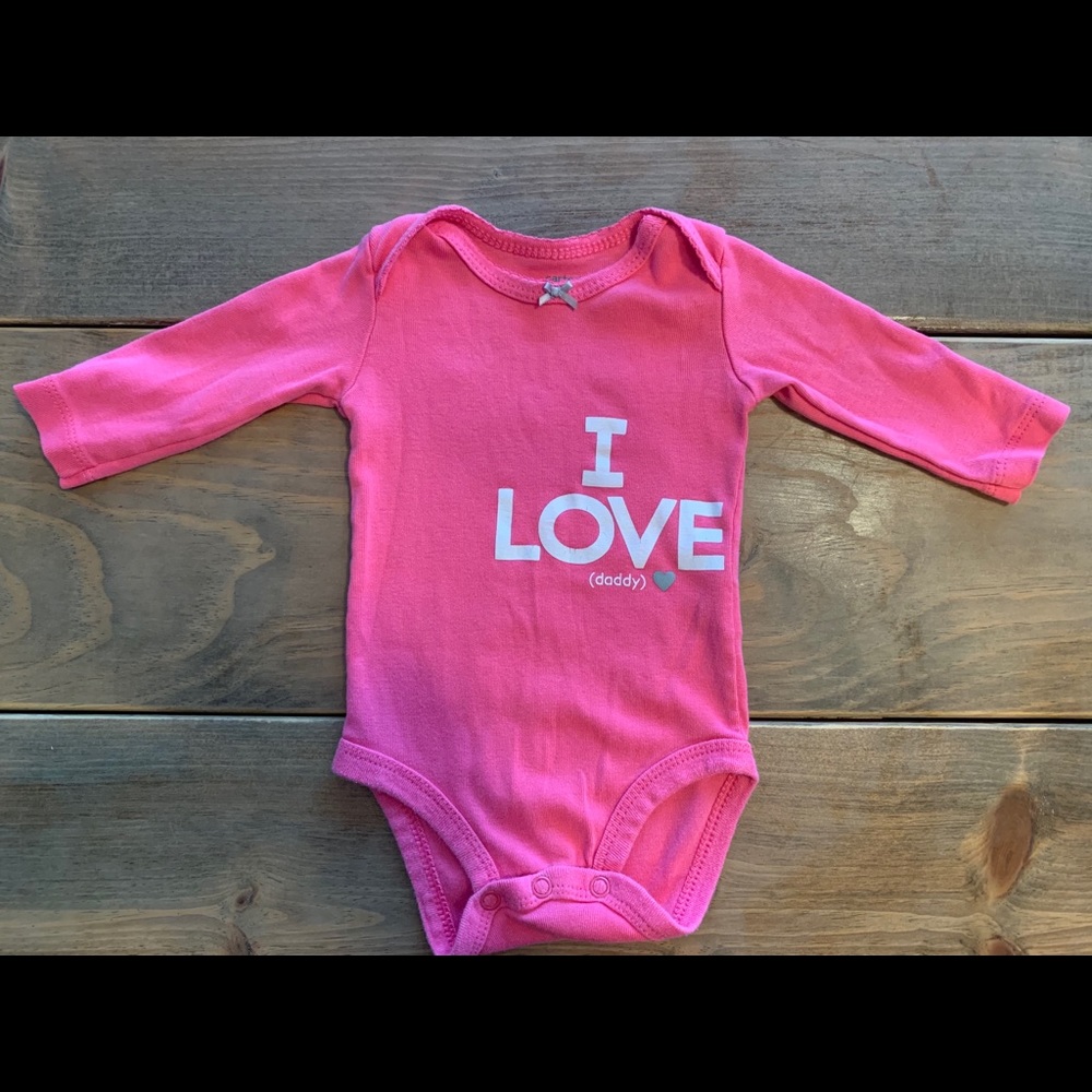 Carter's "I Love Daddy" Onesie